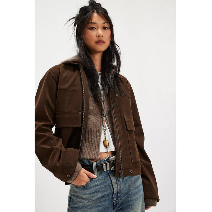 Free People Blair Vegan Suede Sierra