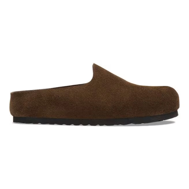 Birkenstock Amsterdam Wrapped Suede Leather - Carafe