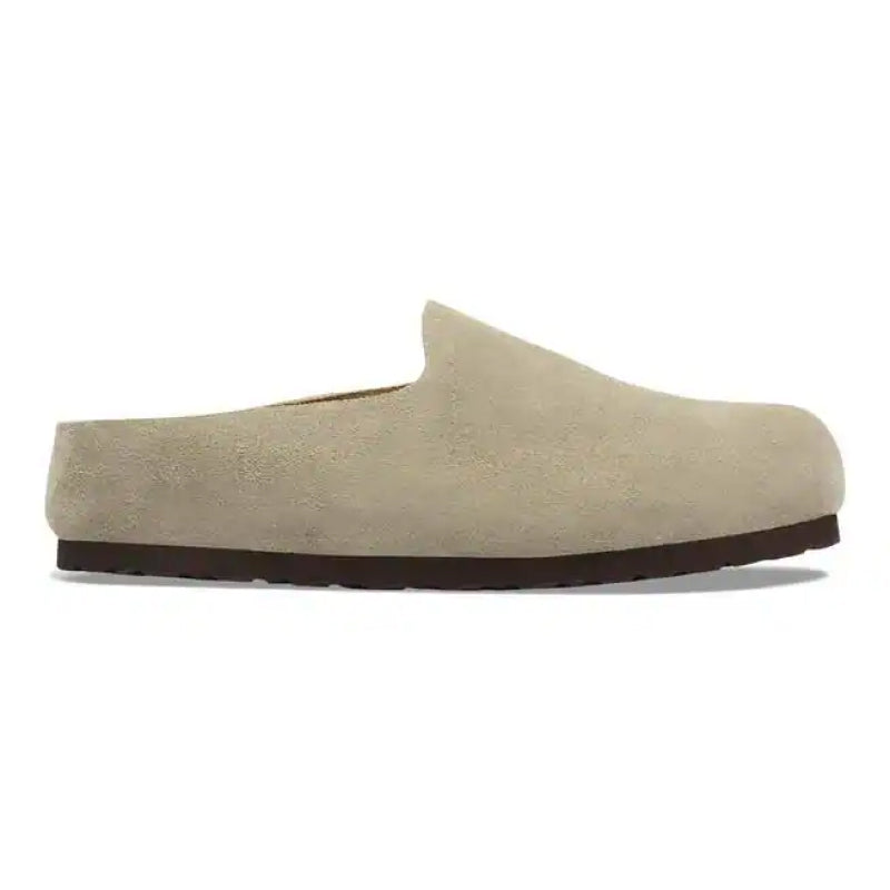 Birkenstock Amsterdam Wrapped Suede Leather - Taupe