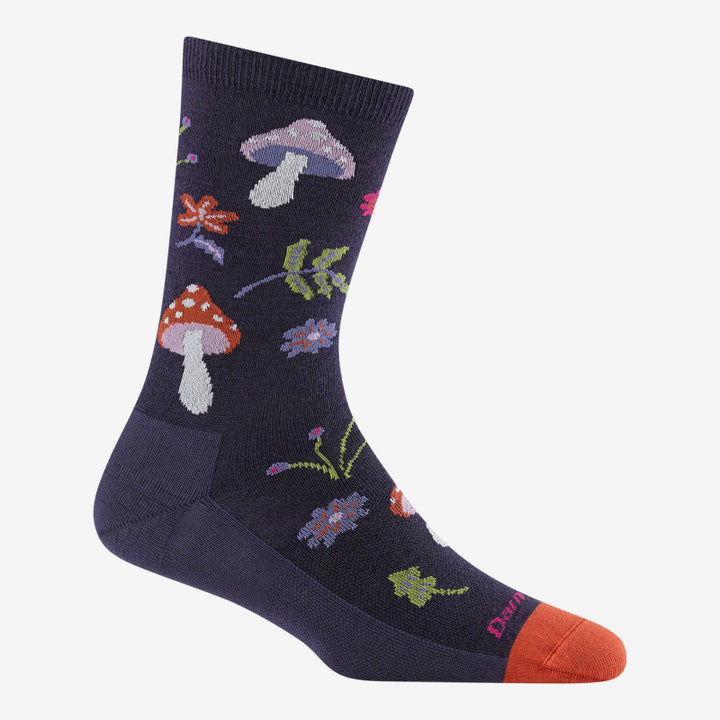 Darn Tough Women's Shroom Bloom Crew Lightweight Lifestyle Socks
