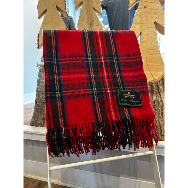Patrick King Woollen Company - Couvertures en laine mérinos à carreaux