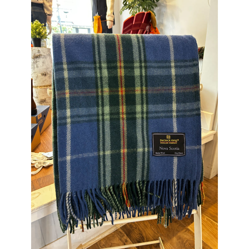 Patrick King Woollen Company - Couvertures en laine mérinos à carreaux