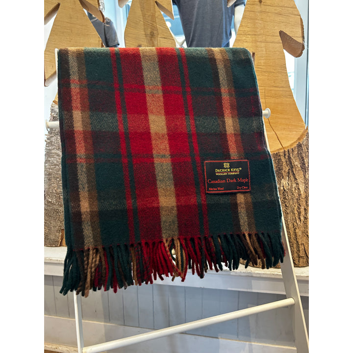 Patrick King Woollen Company - Couvertures en laine mérinos à carreaux