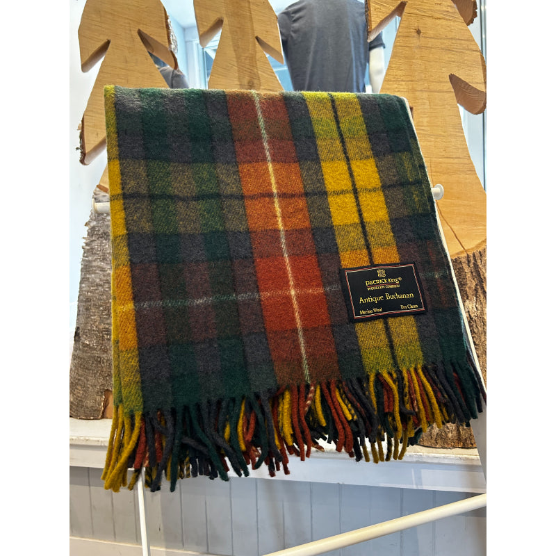Patrick King Woollen Company - Couvertures en laine mérinos à carreaux