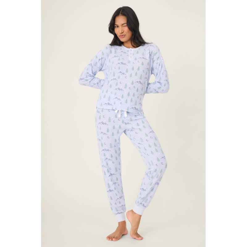 Ensemble de pyjama PJ Salvage Ski Jammie Classics motif rêves de montagne