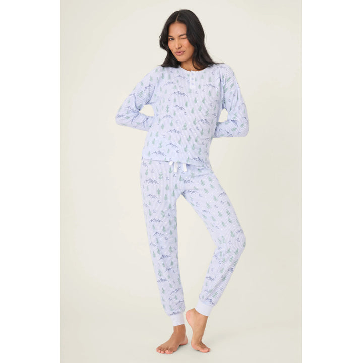 Ensemble de pyjama PJ Salvage Ski Jammie Classics motif rêves de montagne