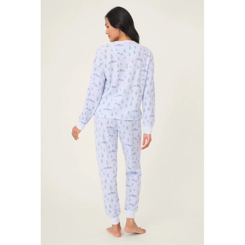 Ensemble de pyjama PJ Salvage Ski Jammie Classics motif rêves de montagne