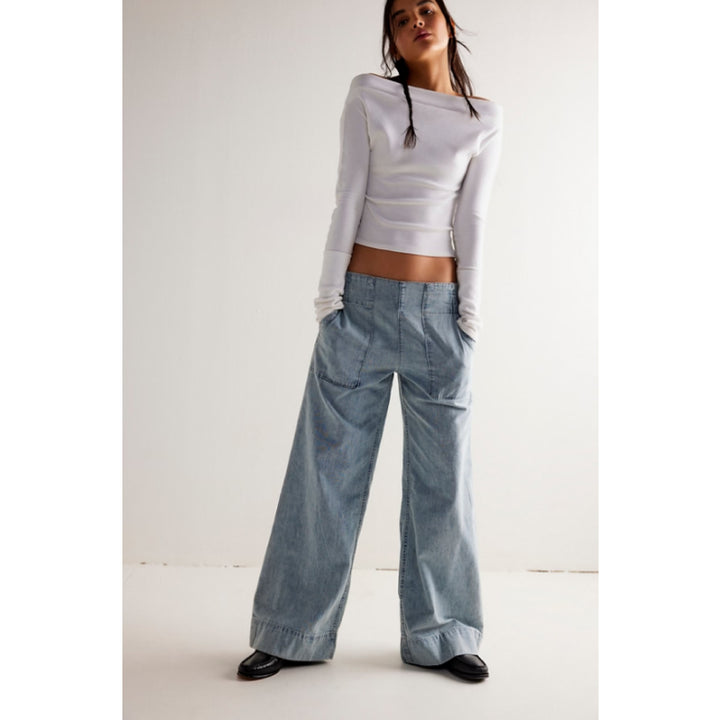 Free People Breezy Denim Pull-On