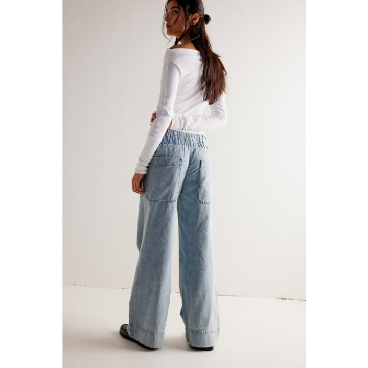 Free People Breezy Denim Pull-On