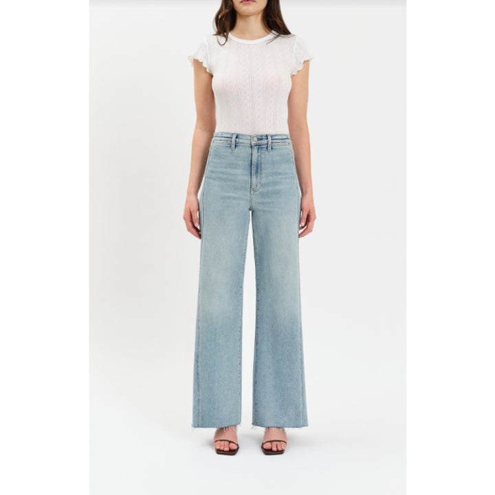 Daze Denim Far Out Taille Haute Jambe Large - Hot Streak