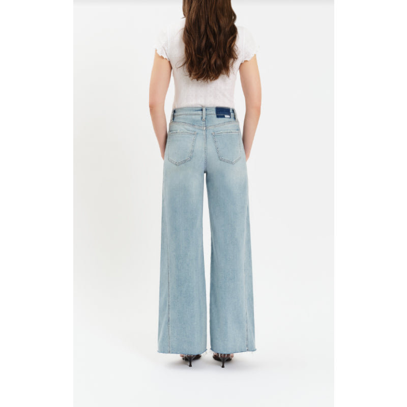 Daze Denim Far Out Taille Haute Jambe Large - Hot Streak