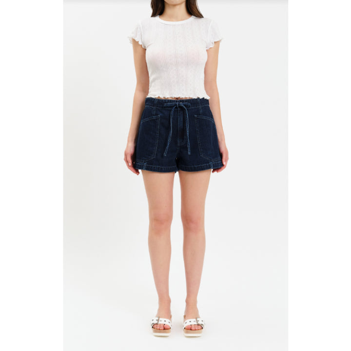 Short Catalina Daze Denim avec cordon de serrage