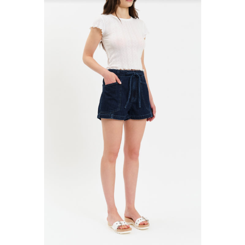Short Catalina Daze Denim avec cordon de serrage