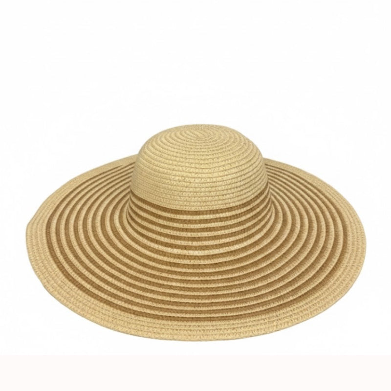 Chapeau de plage en paille rayé Take It Outside Essentials