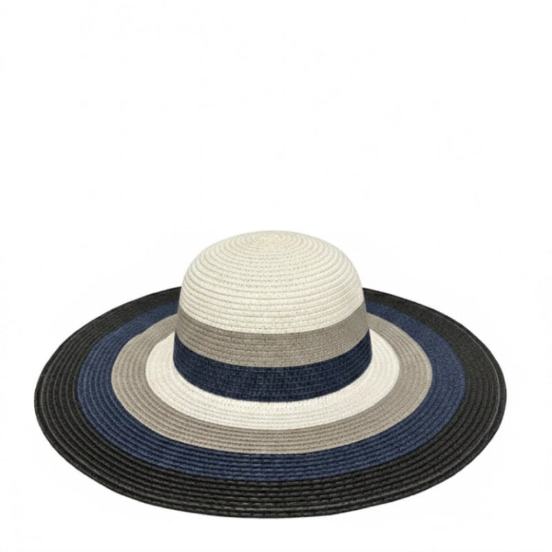 Chapeau de plage en paille rayé Take It Outside Essentials