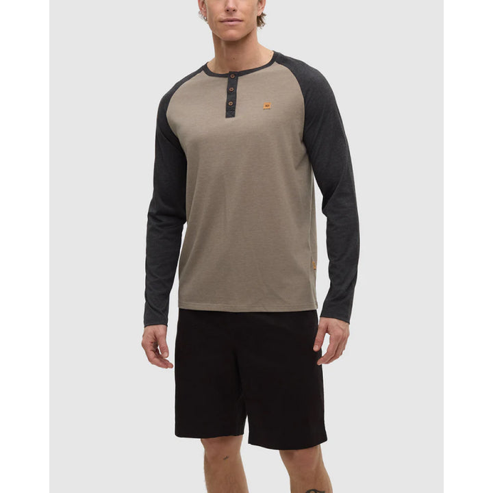 Tentree Pull à manches longues Henley classique pour homme