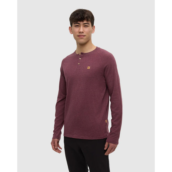 Tentree Pull à manches longues Henley classique pour homme