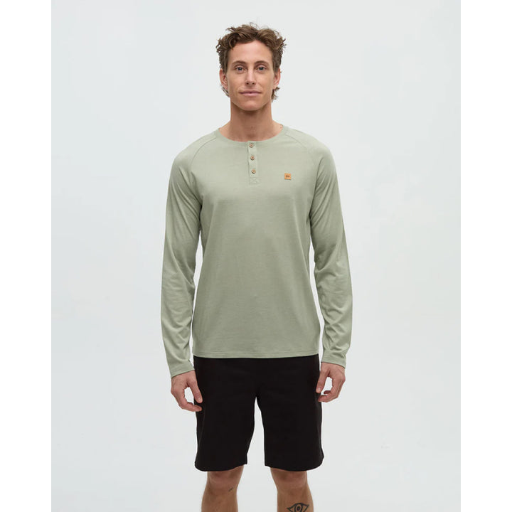 Tentree Pull à manches longues Henley classique pour homme