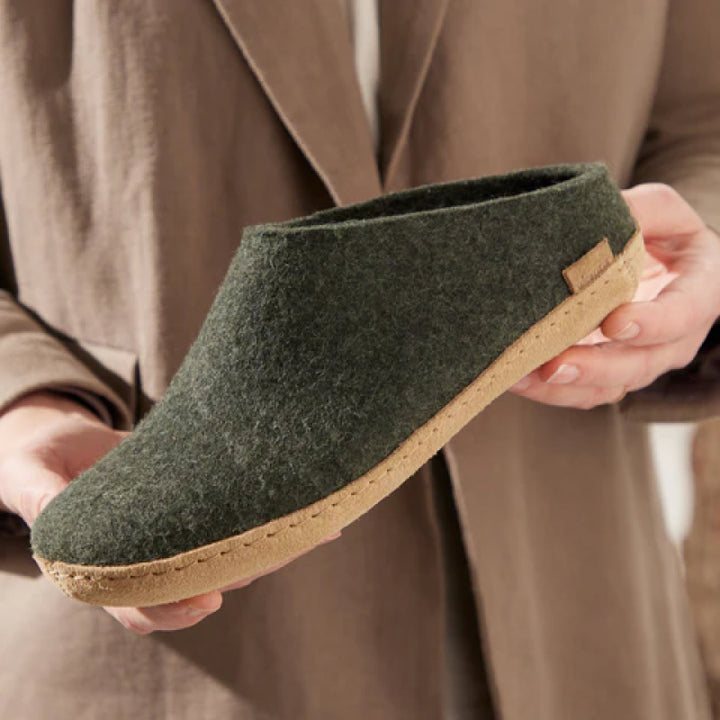 Glerups Slip-On - Cuir - Forêt