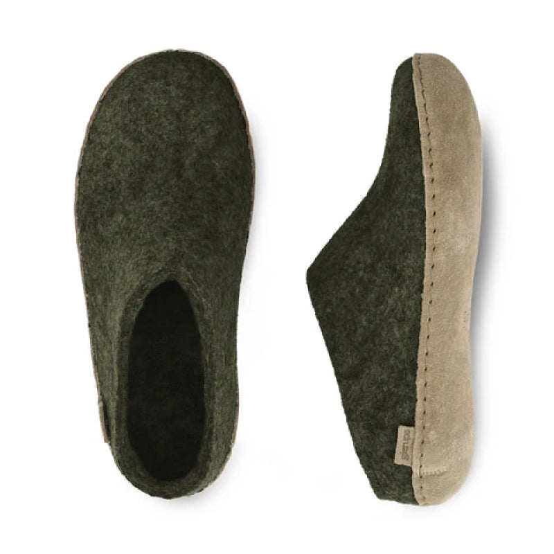 Glerups Slip-On - Cuir - Forêt