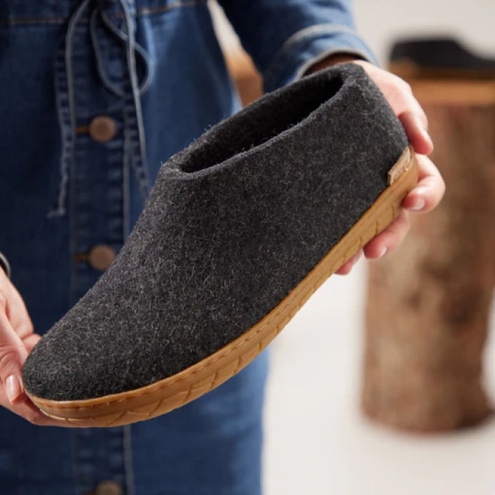 Chaussure Glerups - Caoutchouc Miel - Charbon 