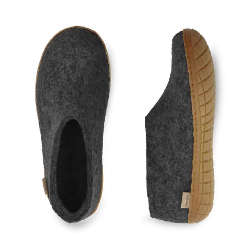 Chaussure Glerups - Caoutchouc Miel - Charbon 