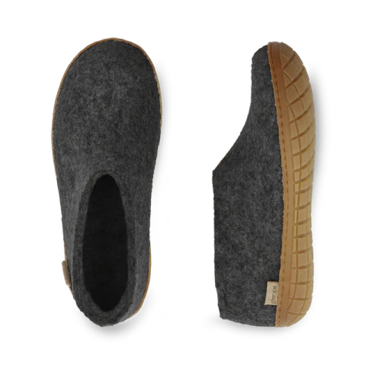 Chaussure Glerups - Caoutchouc Miel - Charbon 