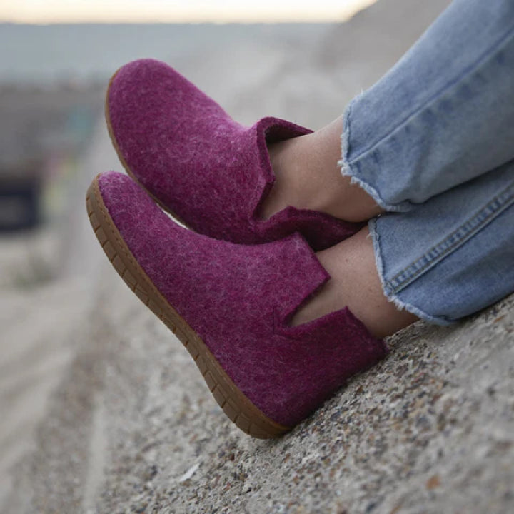 Glerups Boot - Honey Rubber - Cranberry