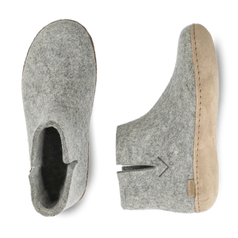 Botte Glerups - Cuir - Gris