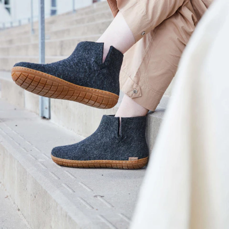 Glerups Boot - Honey Rubber - Charcoal