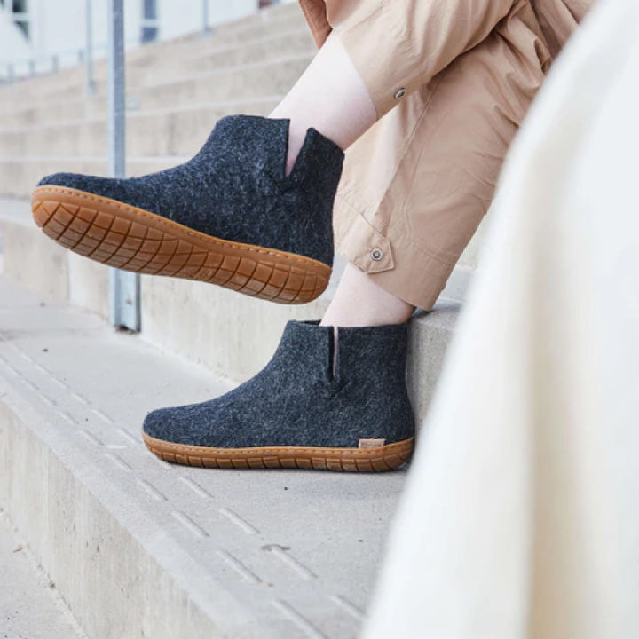 Glerups Boot - Honey Rubber - Charcoal