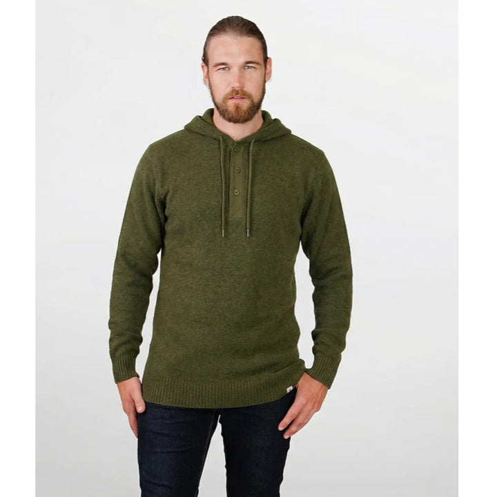 Henley en laine épaisse avec capuche Stanfield's