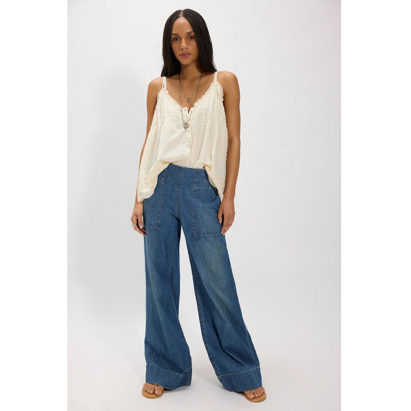 Free People Breezy Denim Pull-On
