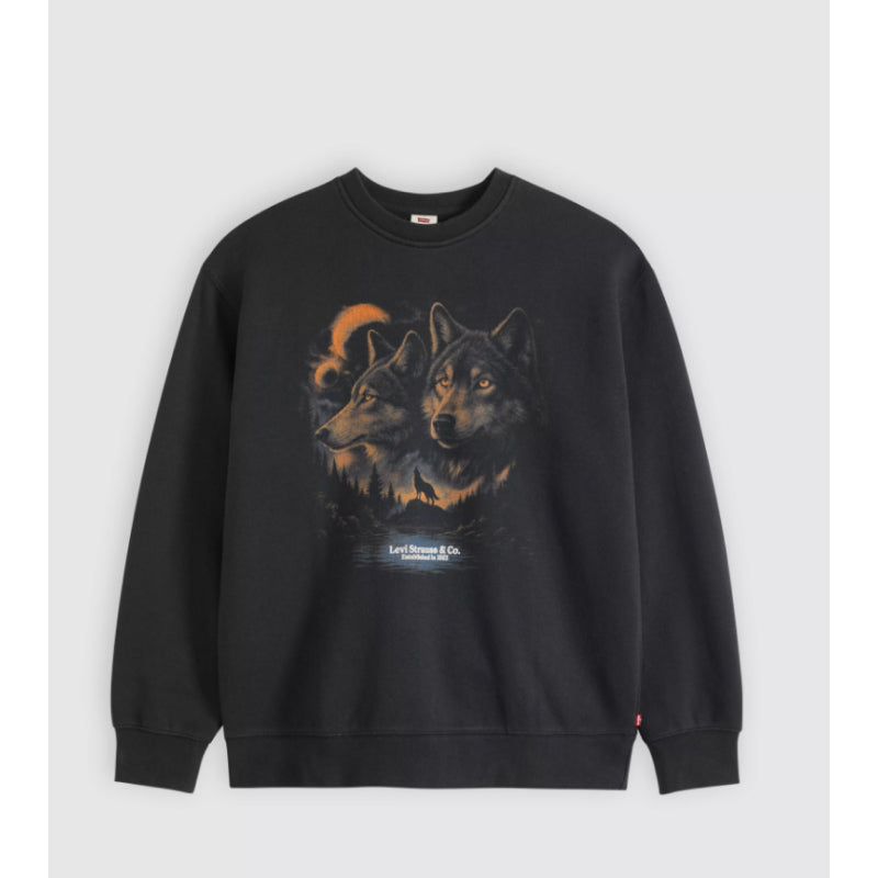 Sweat-shirt ras du cou relax motif Levi's