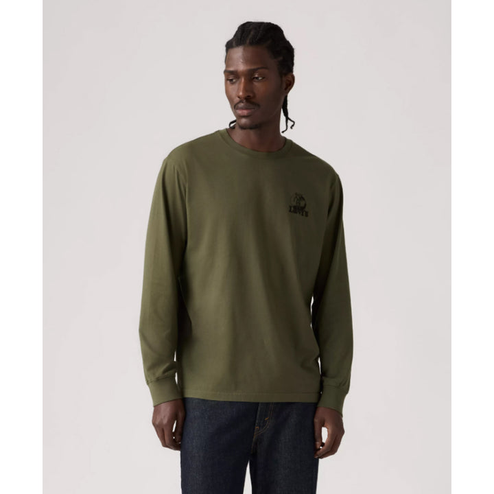 T-shirt graphique à manches longues pour homme Levi's Archival Western