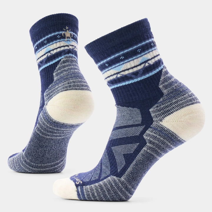 SmartWool Chaussettes Hike Light Cushion Zig Zag Graphic Mid Crew pour femmes 