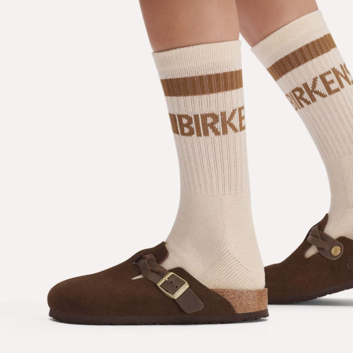 Birkenstock Boston Braid Daim Carafe / Cuir huilé - Étroit