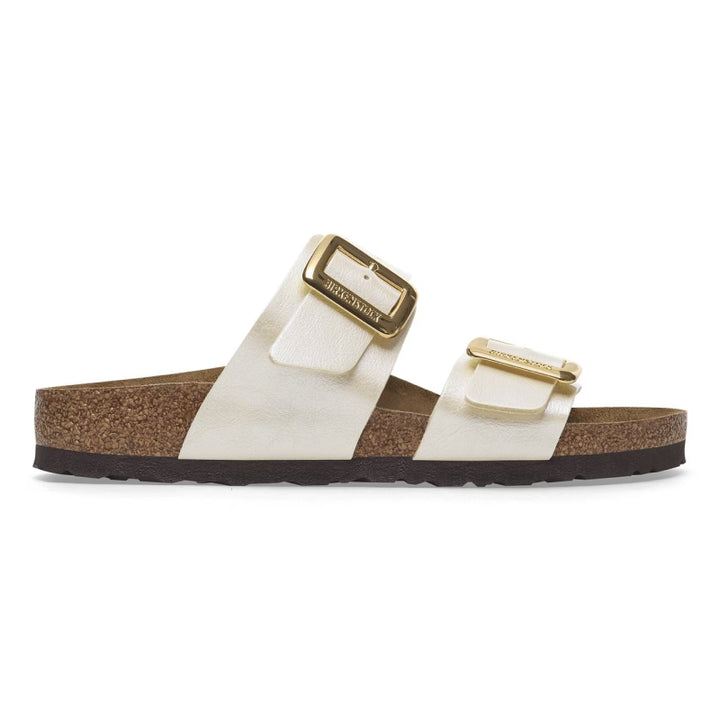 Birkenstock Sydney Luxe Buckle Graceful Pearl White Birko-Flor - Étroit
