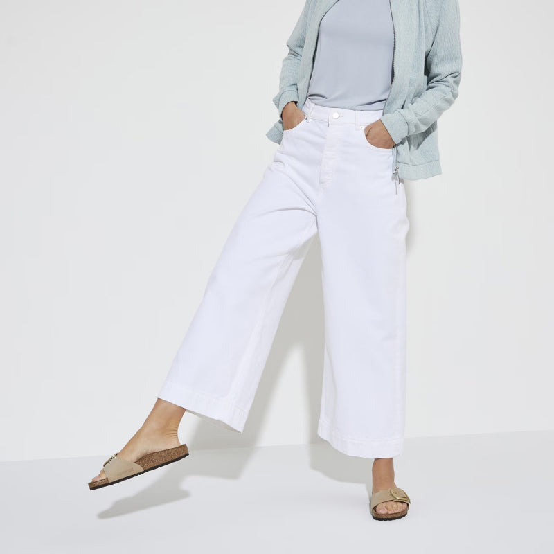 Birkenstock Madrid Big Buckle Sandcastle Nubuck - Étroit