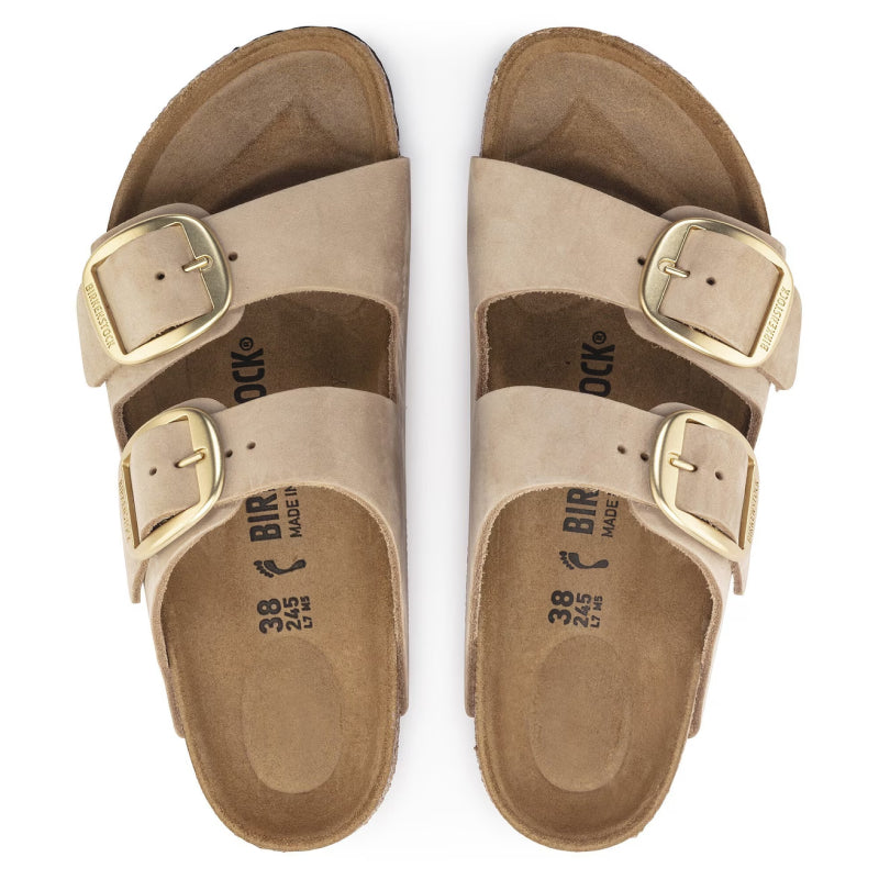 Birkenstock Arizona Big Buckle Sandcastle Nubuck - Standard