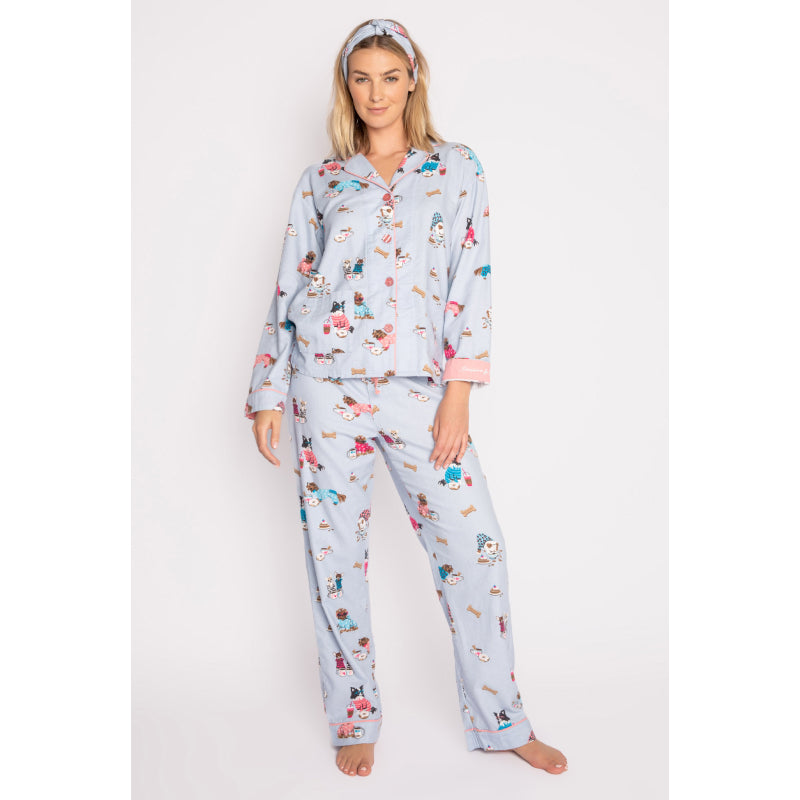 PJ Salvage Ensemble pyjama en flanelle pour femme