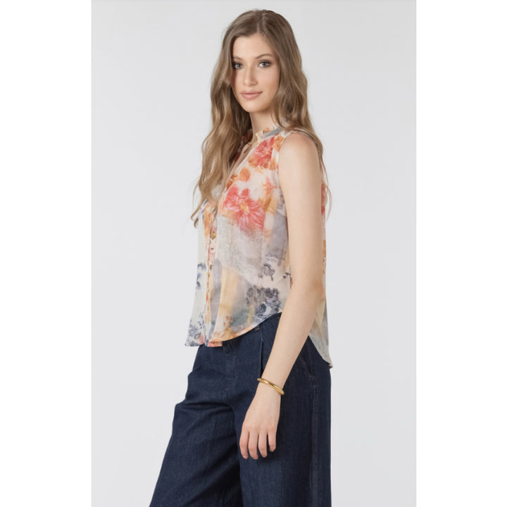 Blouse ample boutonnée Black Tape