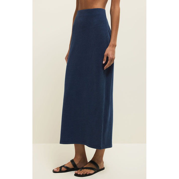 Jupe midi en jersey denim Gail Z Supply