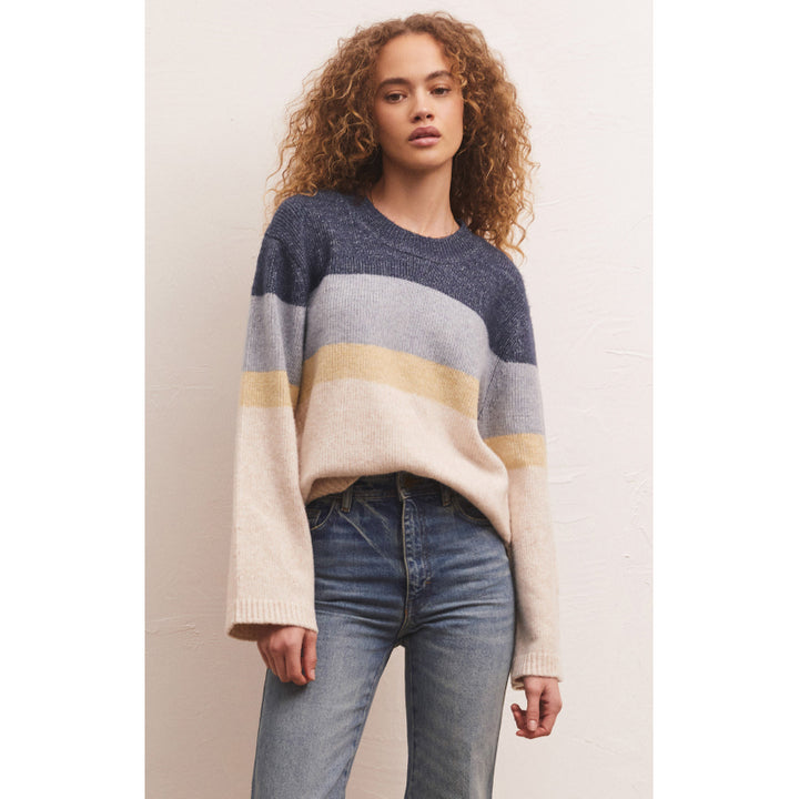 Z Supply Sawyer Stripe Pullover Sweater