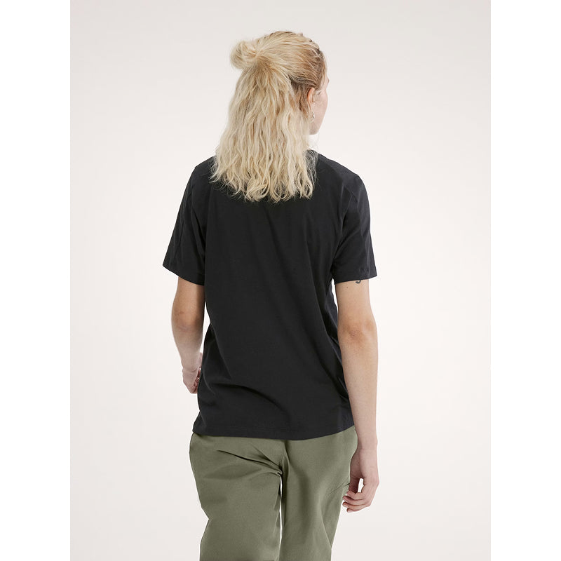 T-shirt à manches courtes ras du cou Kragg SL Cotton Emblem Arc'teryx pour femme