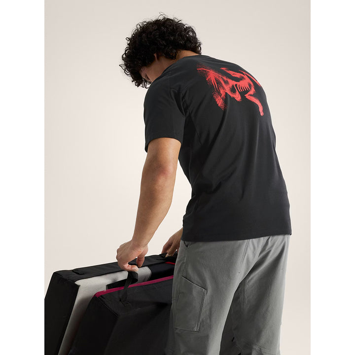 Chemise à manches courtes en coton Arc'teryx Kragg SL Blurred Bird pour homme
