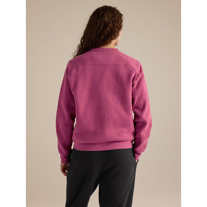 Haut en molleton à col rond avec emblème Arc'teryx pour femme