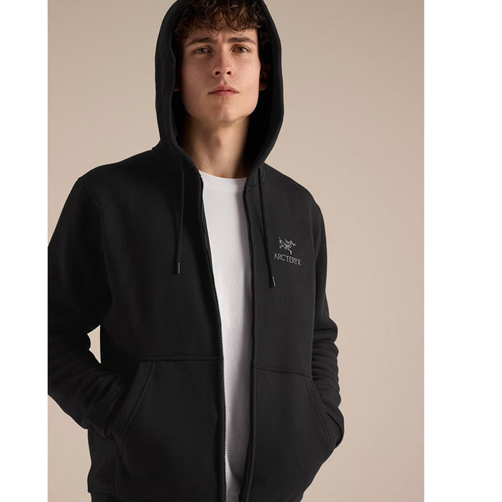Veste polaire à capuche entièrement zippée pour homme Emblem Arc'teryx