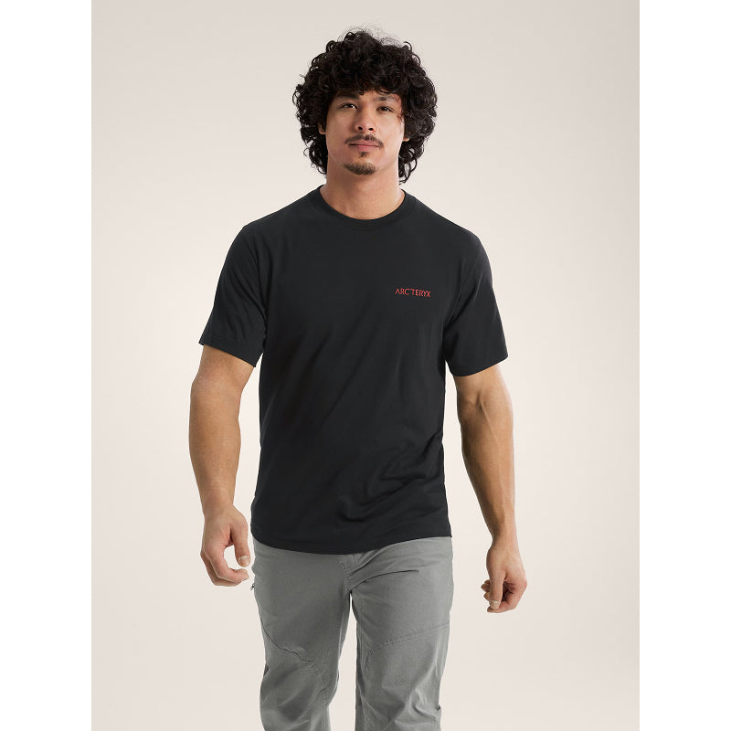 Chemise à manches courtes en coton Arc'teryx Kragg SL Blurred Bird pour homme