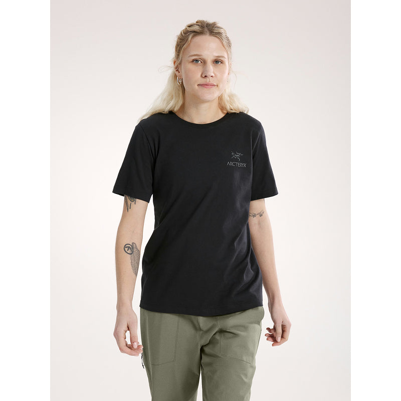 T-shirt à manches courtes ras du cou Kragg SL Cotton Emblem Arc'teryx pour femme